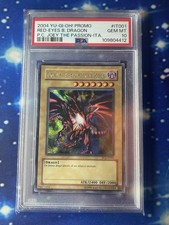 Drago Nero Occhi Rossi Pcj-001 Psa10 Ita ?? Yu Gi Oh