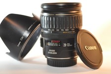 Canon EOS EF 28-135 mm f/3.5-5.6 obiettivo USM IS EW-78B per EOS Elan 90D T8 T7 7D 5D