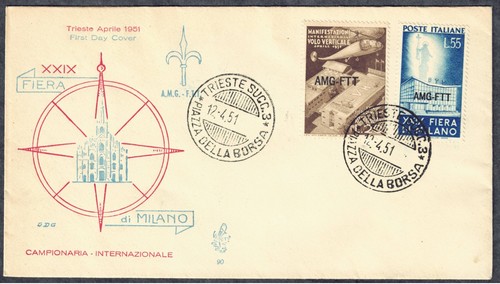 1951 fdc italia - ,