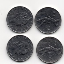 4 monete  nichel anno 1959-SPL