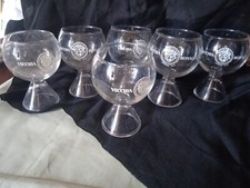 6 Vintage Old Romagna Glass