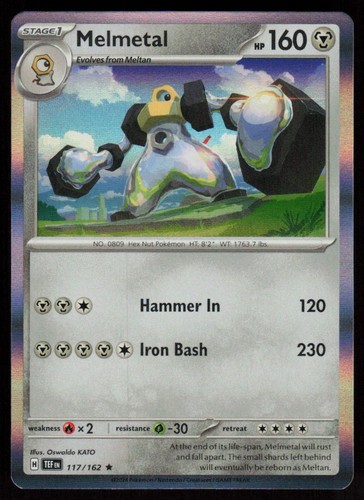 Melmetal 117 162 raro pokemon - melmetal,