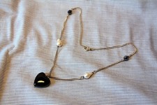 Collana in argento con perle