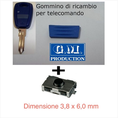 Gommino tasto chiave fiat - gommino,