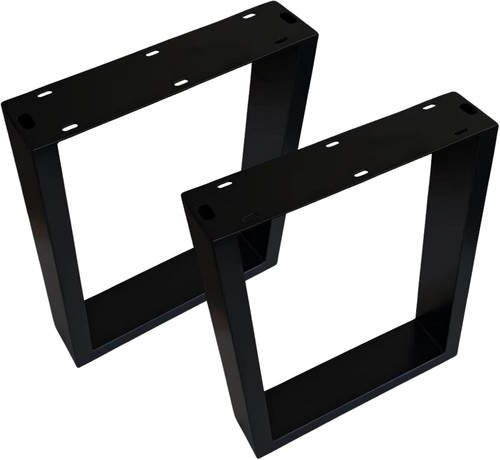 Piede tavolo bankkufe nero - 2x,