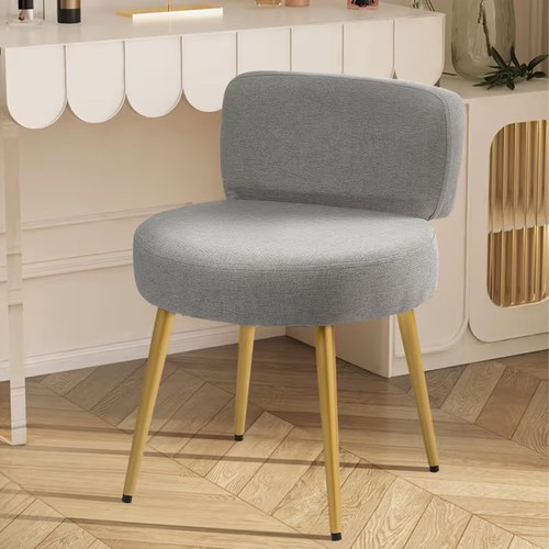 Teddy fleece stool gold - stool, leg