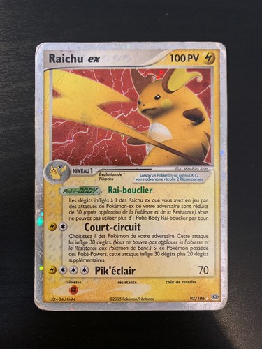 Carte pokémon raichu ex - :,