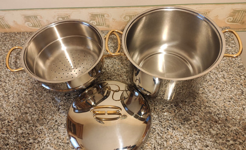 Pentola acciaio inox con