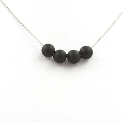 Collana perle onice - collana, 4