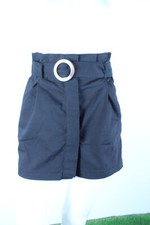 ZARA GONNA MINI GONNA NERA CON CINTURA TGT SIZE S