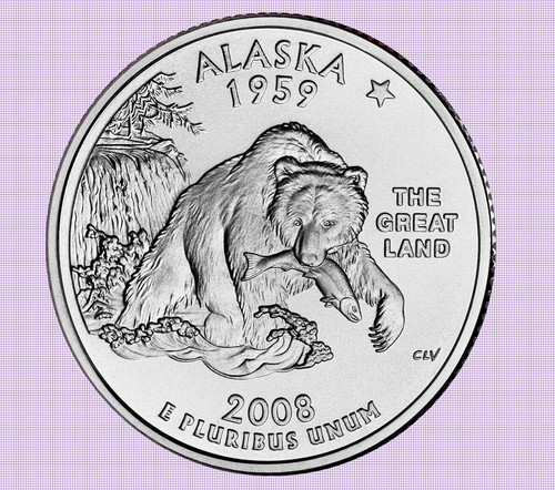 Quarto dollaro alaska - alaska, 2008