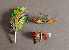 1980s - Bijoux Vintage Brooch