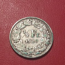 Svizzera Moneta 1/2 Franco
