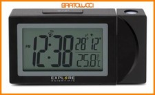 EXPLORE SCIENTIFIC RDP1002CM3000, Orologio a proiezione, Porta USB, nero