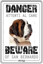 Cartello attenti al cane San