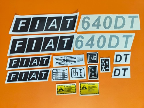 Adesivi decalcomanie fiat 640 - decalcomanie,