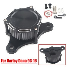 Kit filtro aspirazione pulitore aria taglio CNC nero per Harley Street Bob Dyna Road King