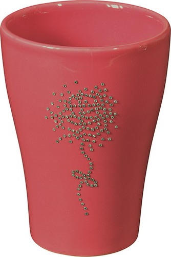 Vaso alto strass colore - vaso,