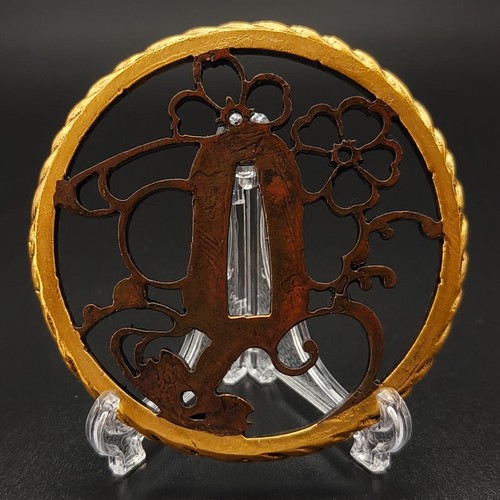 Japanese tsuba cherry blossom - tsuba,