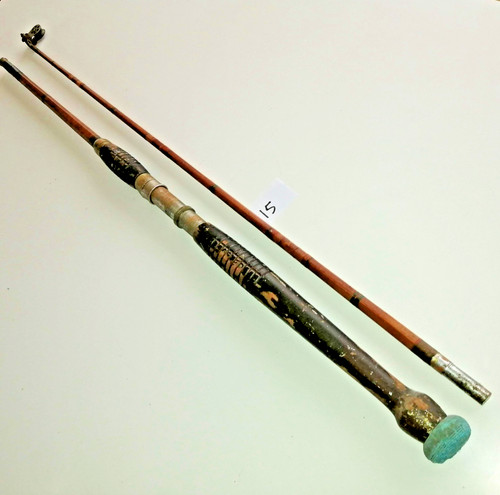 Ancienne canne pêche - à,