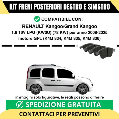 Pastiglie freno posteriori - pastiglie,