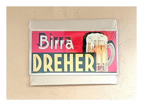 Targa pubblicitaria birra - pubblicitaria,