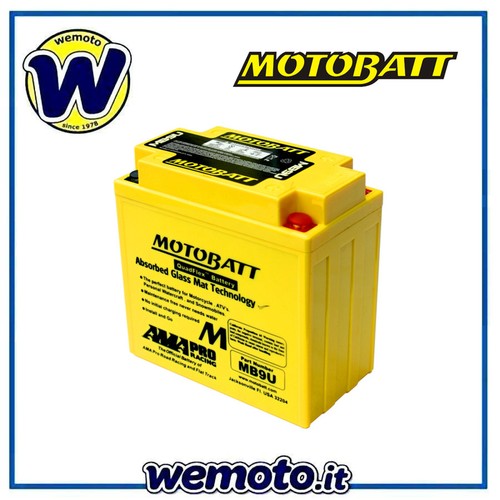 Batteria motobatt mb9u - batteria,