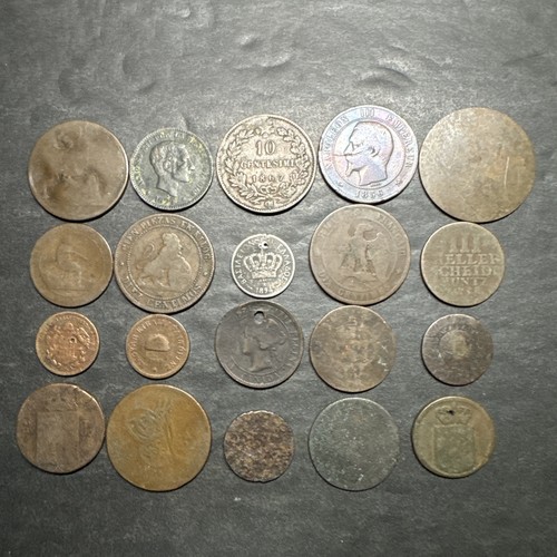 Vecchia collezione monete 1700