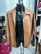 Giacca pelle uomo man tg52 - in,