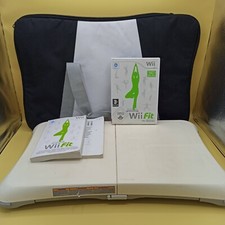 Set Nintendo Wii COMPLETO di Balance Board• Wii Fit •Tappetino e Borsa ORIGINALE