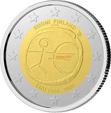 2 EURO COMMEMORATIVO FINLANDIA 2009 EMU 10° Anniversario FDC