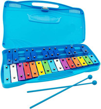 Xilofono 25 Note Con Mazzuole Glockenspiel Cromatico Strumento Musicale a Percus