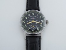 Orologio russo Pobeda Shturmanskie Gagarin 1° cosmonauta spaziale vintage ECCELLENTE