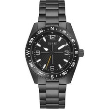 Orologio Uomo GUESS NORTH GW0327G2 Bracciale Acciaio Nero