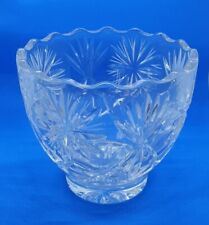 Vaso cristallo molato spesso 5