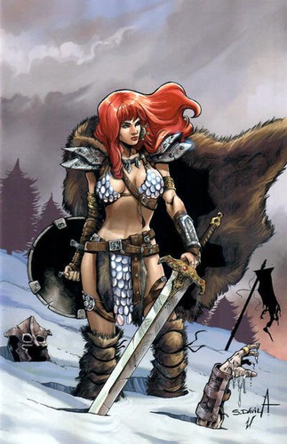 Red sonja birth the - red, of