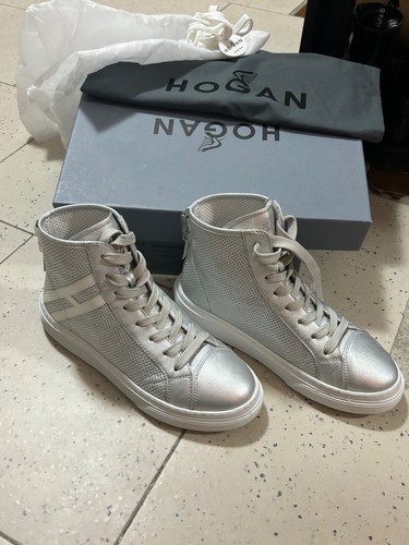 Scarpa donna hogan argento - argento, e