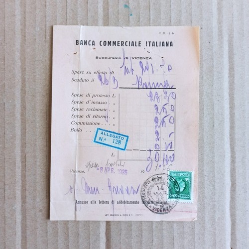 1935 banca commerciale - banca,