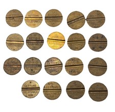 Lotto 19 gettoni telefonici