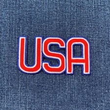 Patch Applique Lettere USA -