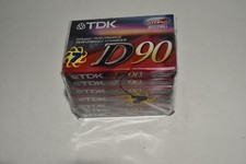 TDK D90 HI OUTPUT BASF 90 MIN