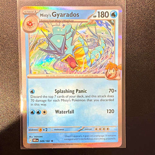 Pokémon tcg misty gyarados - pokémon,
