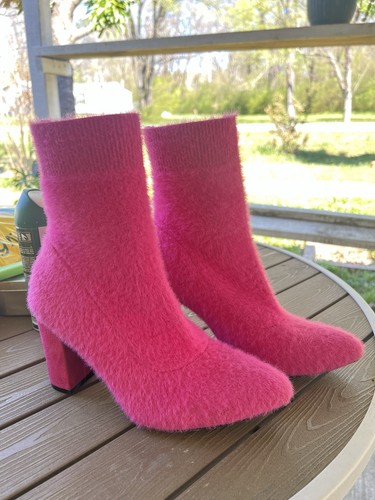 Stivaletto fuzzy con tacco - , a