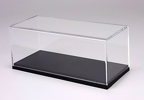 Vetrina box base nera - nera, alta