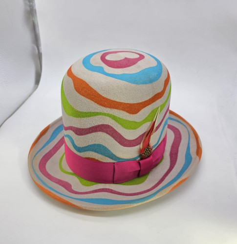 Cappello alto oversize 100%