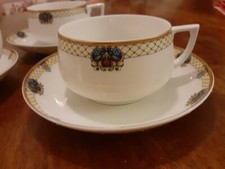 Tre antiche tazze da The porcellana tedesca 