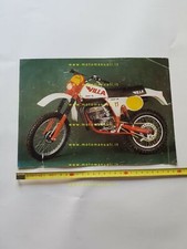 Villa 250 SM Enduro Regolarità 1980 depliant moto originale ITALIANO brochure