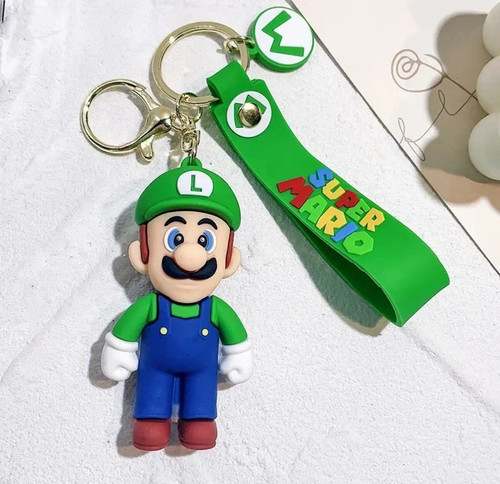 Super mario luigi - super, portachiavi