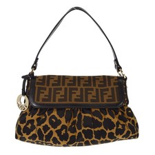 Borsa a mano Fendi marrone
