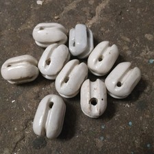 9 pezzi Isolatori Ceramica